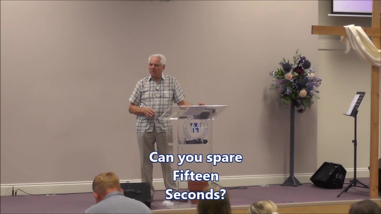Can you spare fifteen seconds?