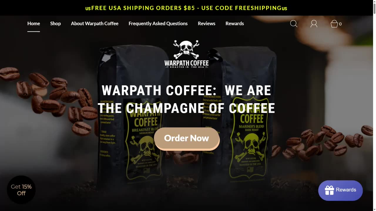 The Coffee That Fuels The WarRoom: Get Your Speciality Roasted WarPath Coffee Today