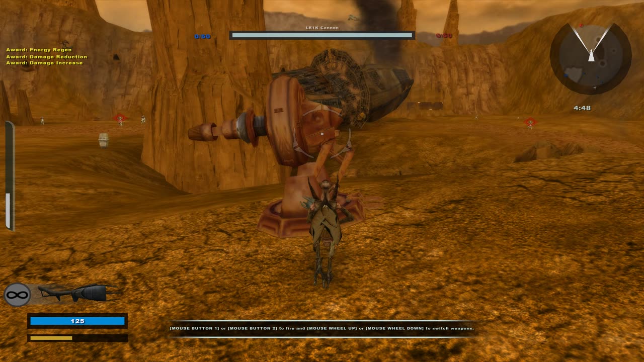 Star Wars Battlefront II 2005 Instant Action Hunt Geonosis Geonosian Gameplay