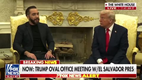 FULL TRUMP -BUKELE MEETING AT WHITE HOUSE