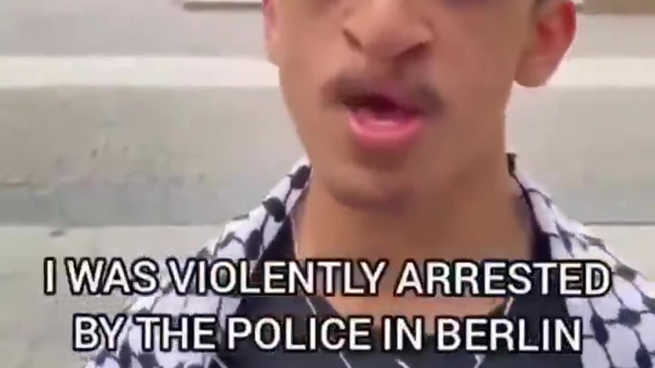 Mohammed complains that German police are bad and that he will take them to court.