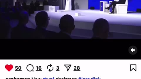 WEF CHAIRMAN LARRY FINK