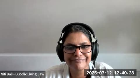 12th July, 2025 Bucolic Living Law Unincorporated Business Discussion