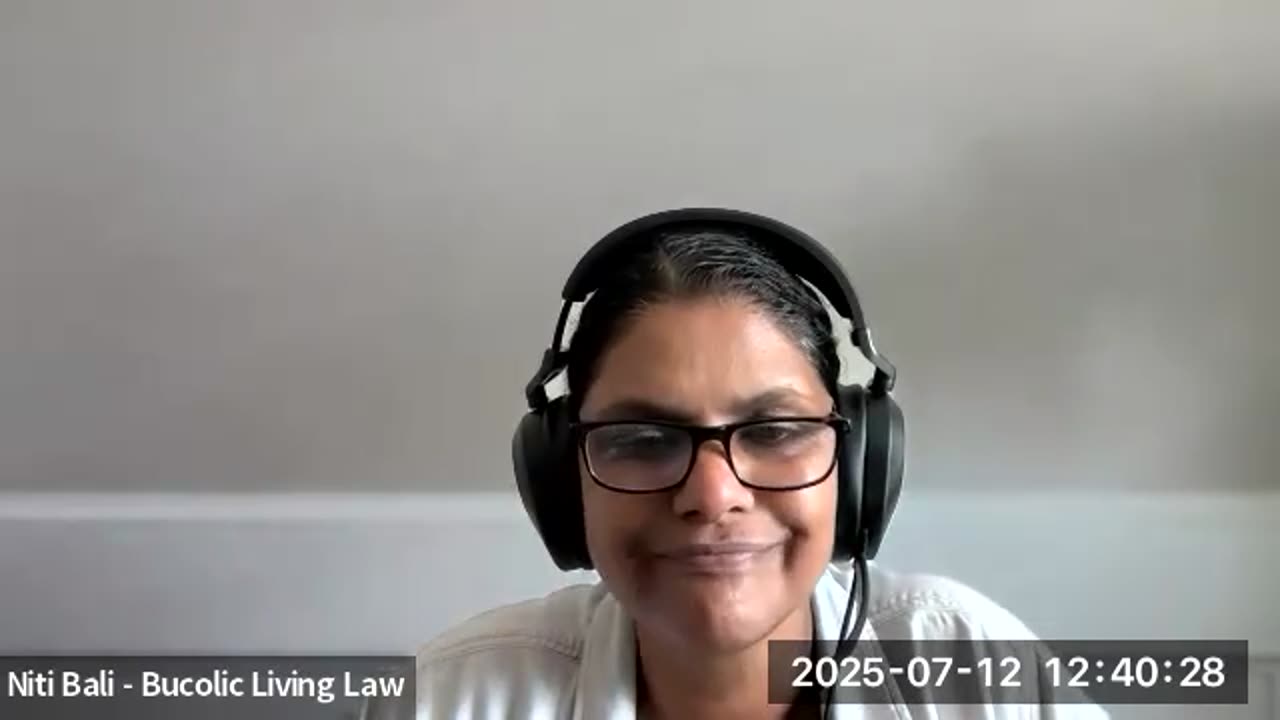 12th July, 2025 Bucolic Living Law Unincorporated Business Discussion