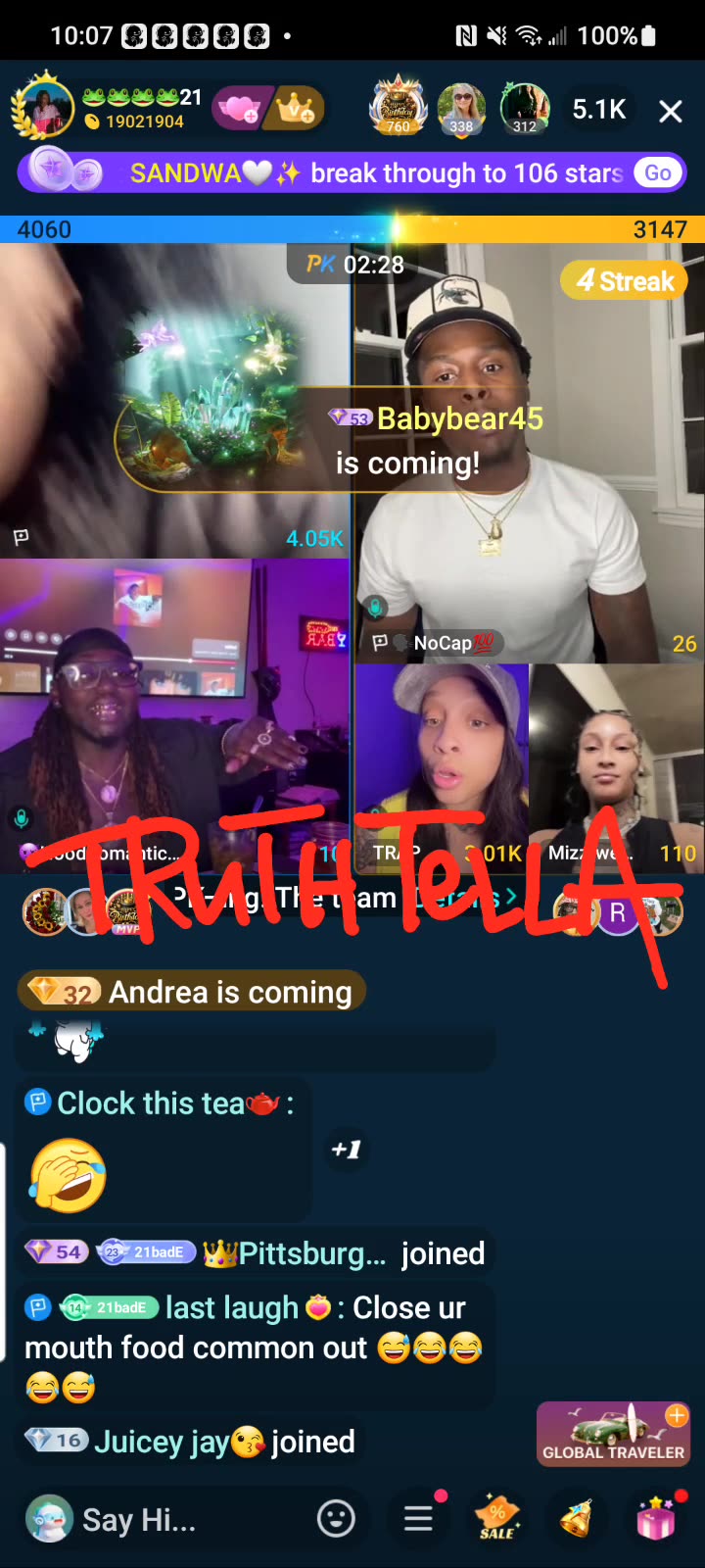 21BADBITCH VS. TRAP CECE TEAM PK WITH NOCAP