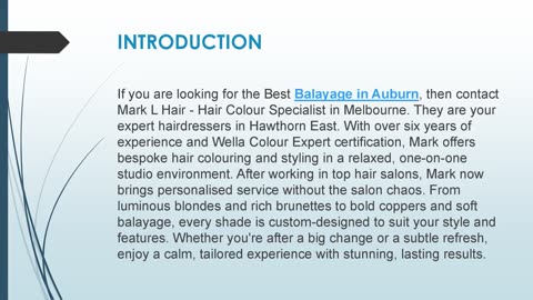 Best Balayage in Auburn