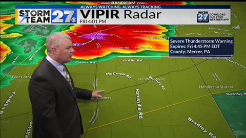 JUNE 27 2025 WKBN 27 FIRST NEWS TRACKING SEVERE WEATHER PART 6