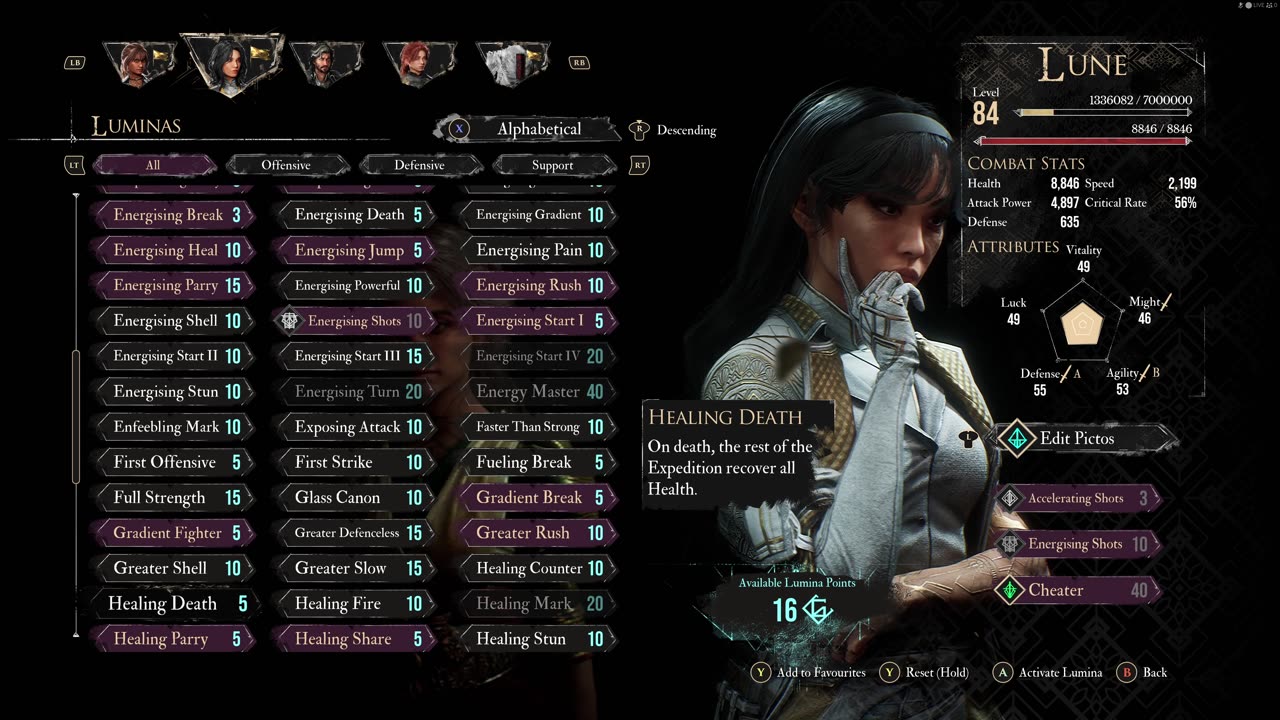 Clair Obscur: Part III - Extra's and Levelling