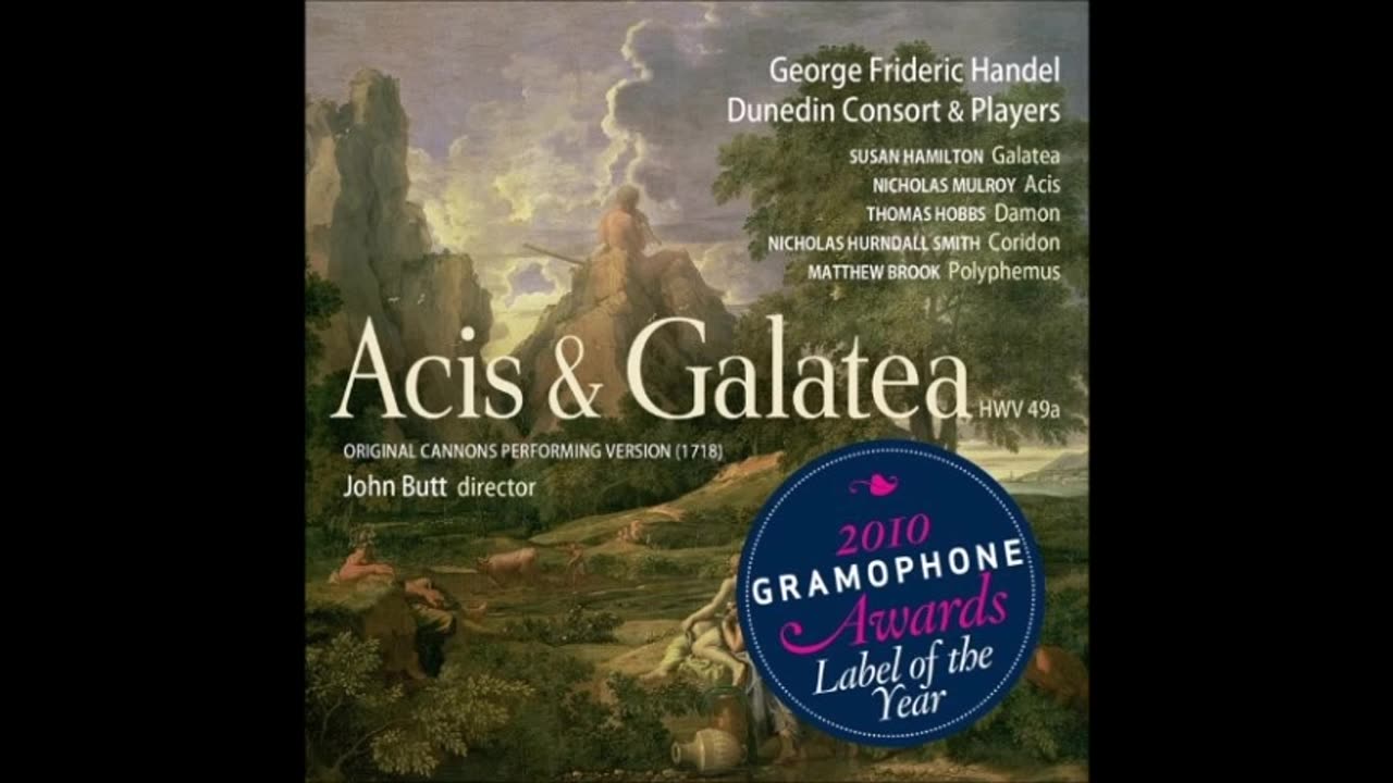 Acis & Galatea by Handel reviewed by David Vickers July 2009