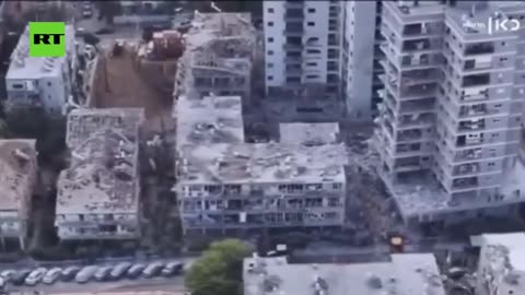 Drone footage reveals devastation in Bat Yam after Iranian strikes