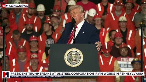 🇺🇸 President Trump Hosts MAGA Rally at US Steel Corporation Irvin Works in Pennsylvania [LIVE]