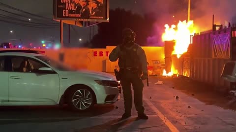 LA Riots: Cops and protesters face off as Trump sends National Guard