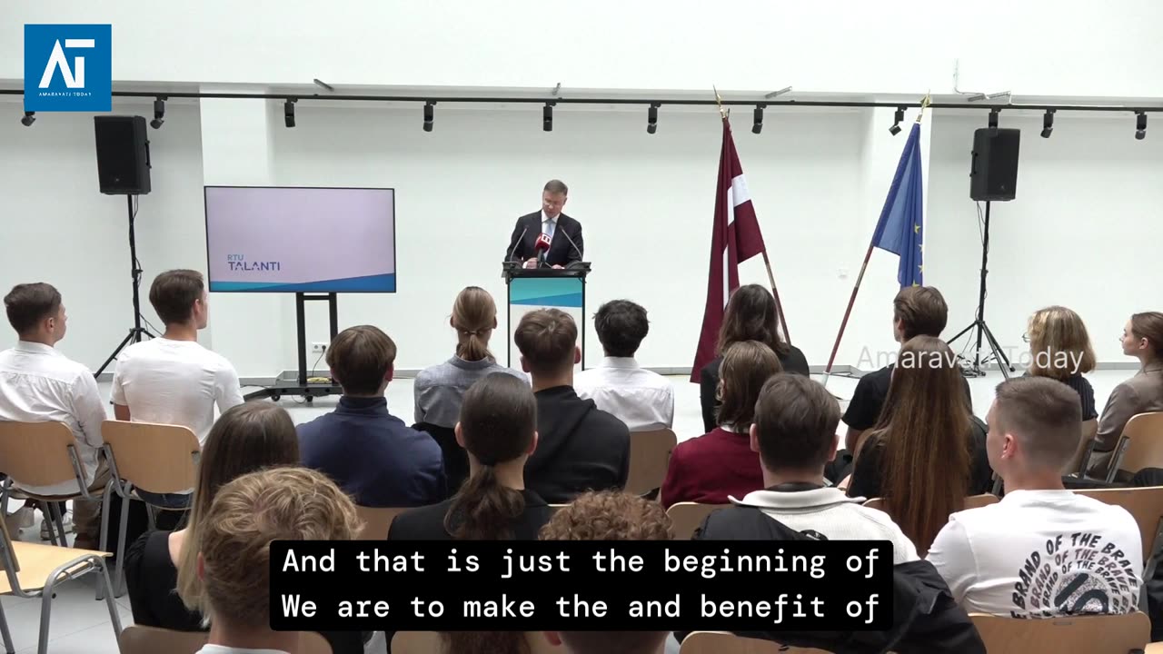 Valdis Dombrovskis Speech at Riga Technical University | Europe | Amaravati Today