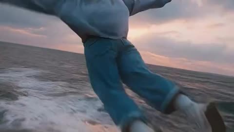 Girl sky diving to enjoy