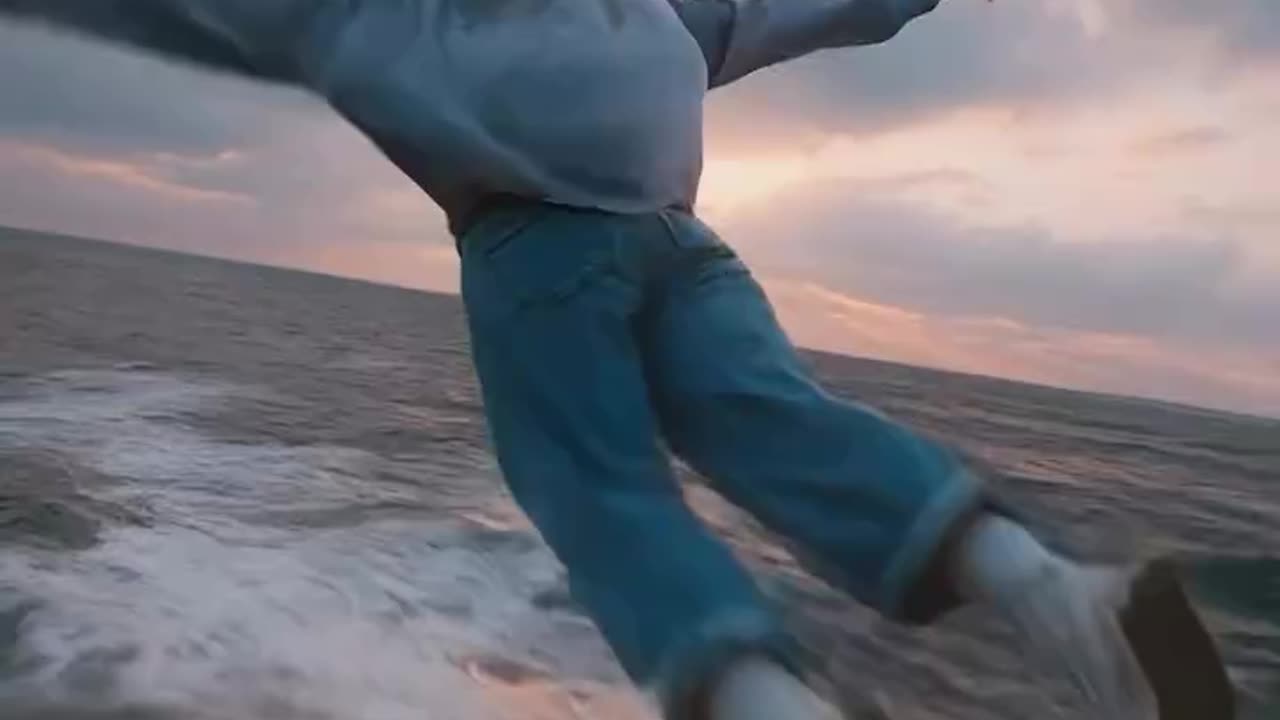 Girl sky diving to enjoy