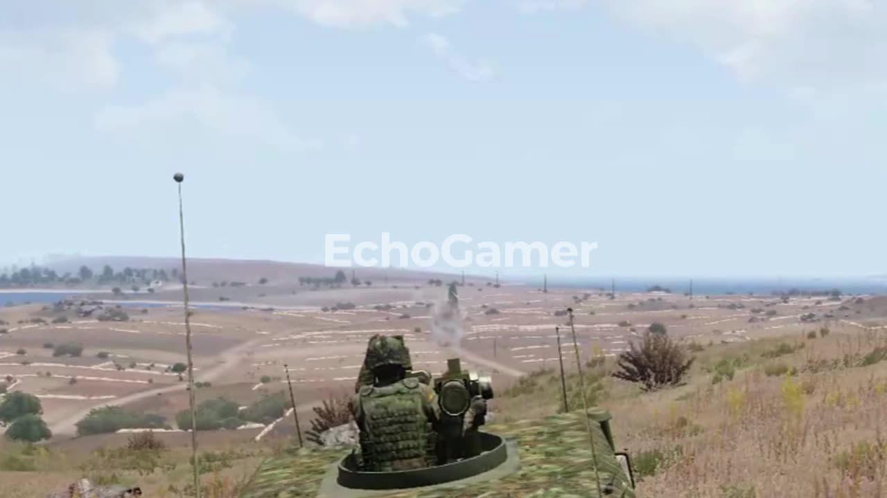 ATGM Disrupts APC Convoy's Mission #echogamer #arma3 #military #apc #tankswar #bestwargames #shots