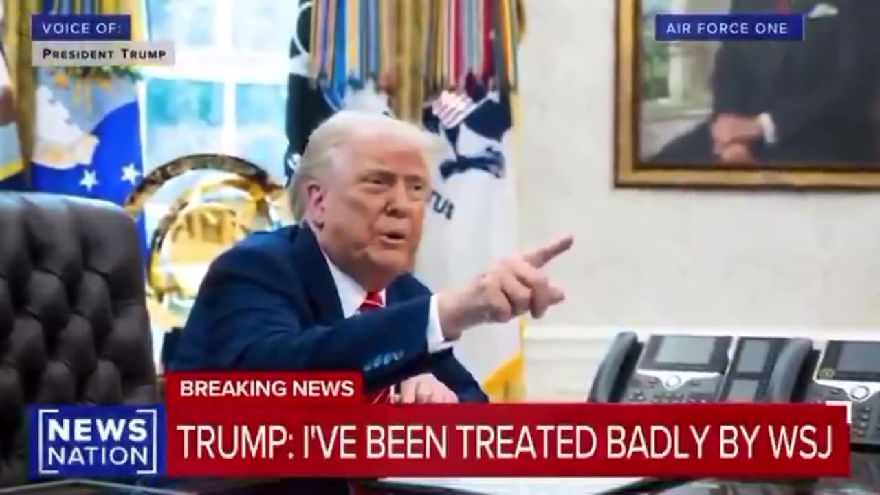 Trump Says WSJ Has Reached Out To Settle Defamation Lawsuit