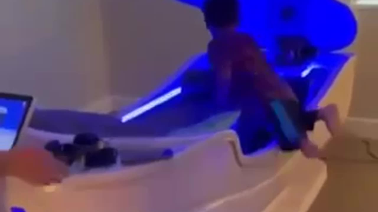 Today, a young boy named Charlie stepped into a capsule unlike anything most have ever seen