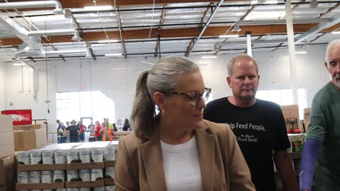 B Role 3 Governor Katie Hobbs at St. Mary's Food Bank.
