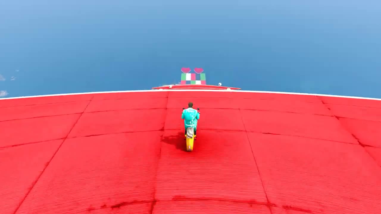 GTA V Gameplay – Satisfying GTA v mega ramp gameplay 🚙 