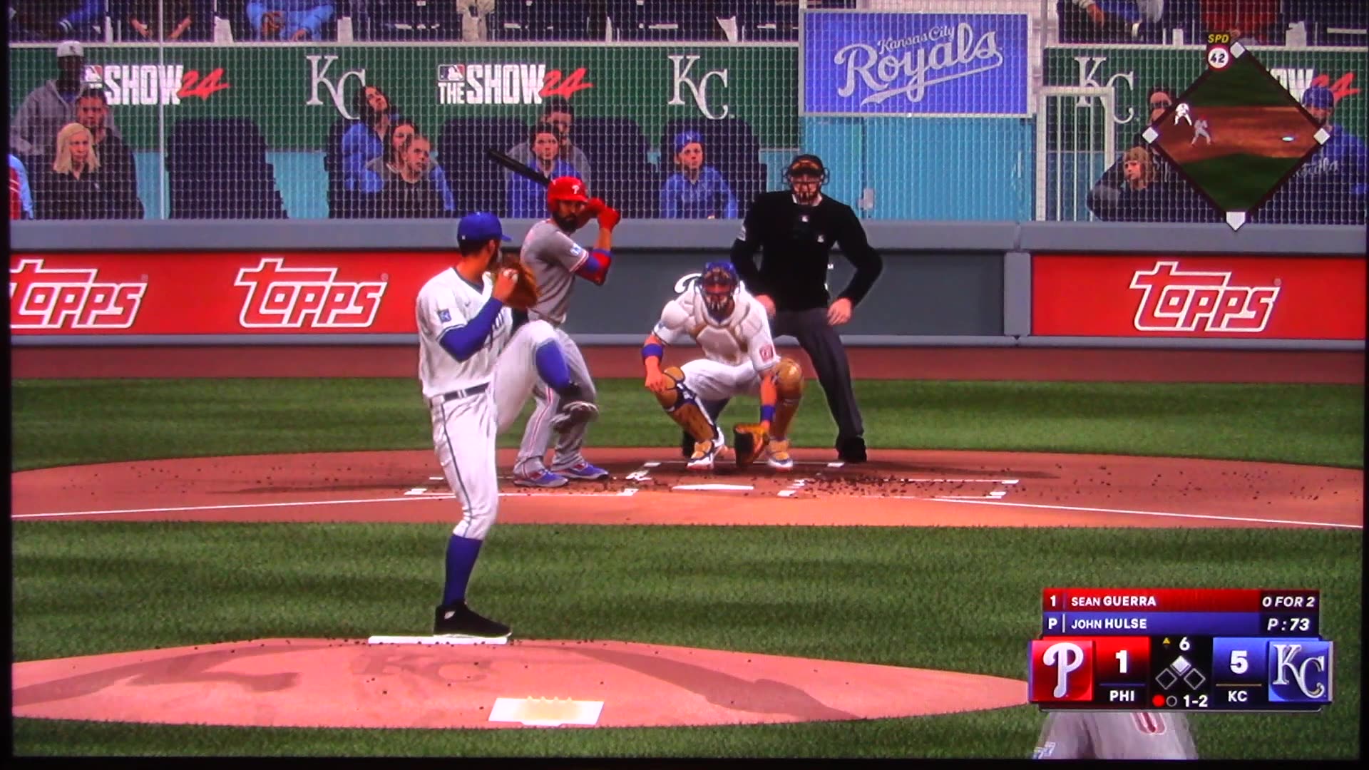 MLB The Show: Kansas City Royals vs Philadelphia Phillies (S21 G5)