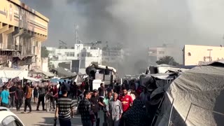 Israel bombards Gaza City with new strikes on high-rise buildings
