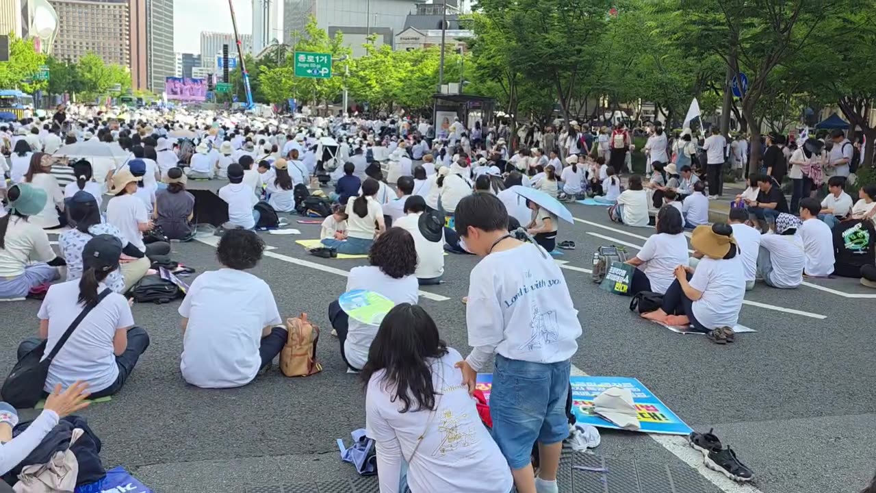 태극기 집회 근황. avi