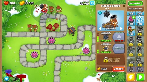 Bloons TD 6 Ape Field Easy Round 25