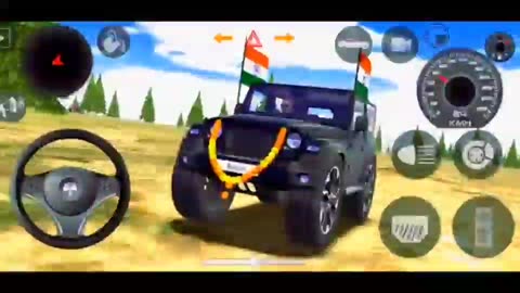Amazing game simulator 3D ( jeep blue ) perfect modified