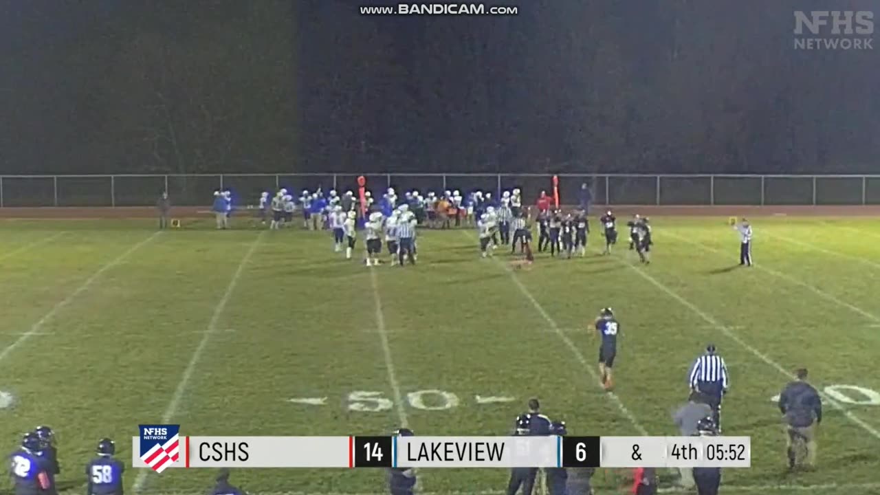 OCTOBER 18 2024 HIGH SCHOOL FOOTBALL: LAKEVIEW VS CAMBRIDGE SPRINGS PART 13