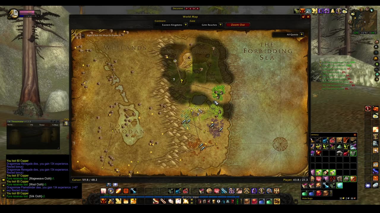 Turtle wow - The new server Ambershire - Paladin POV - Grim Reaches new custom map - part 2