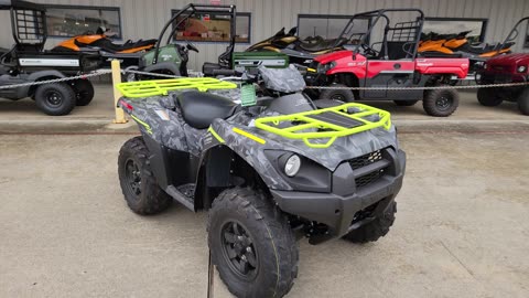 2023 KAWASAKI BRUTE FORCE 750 IN DIGITAL CAMO WALK-AROUND