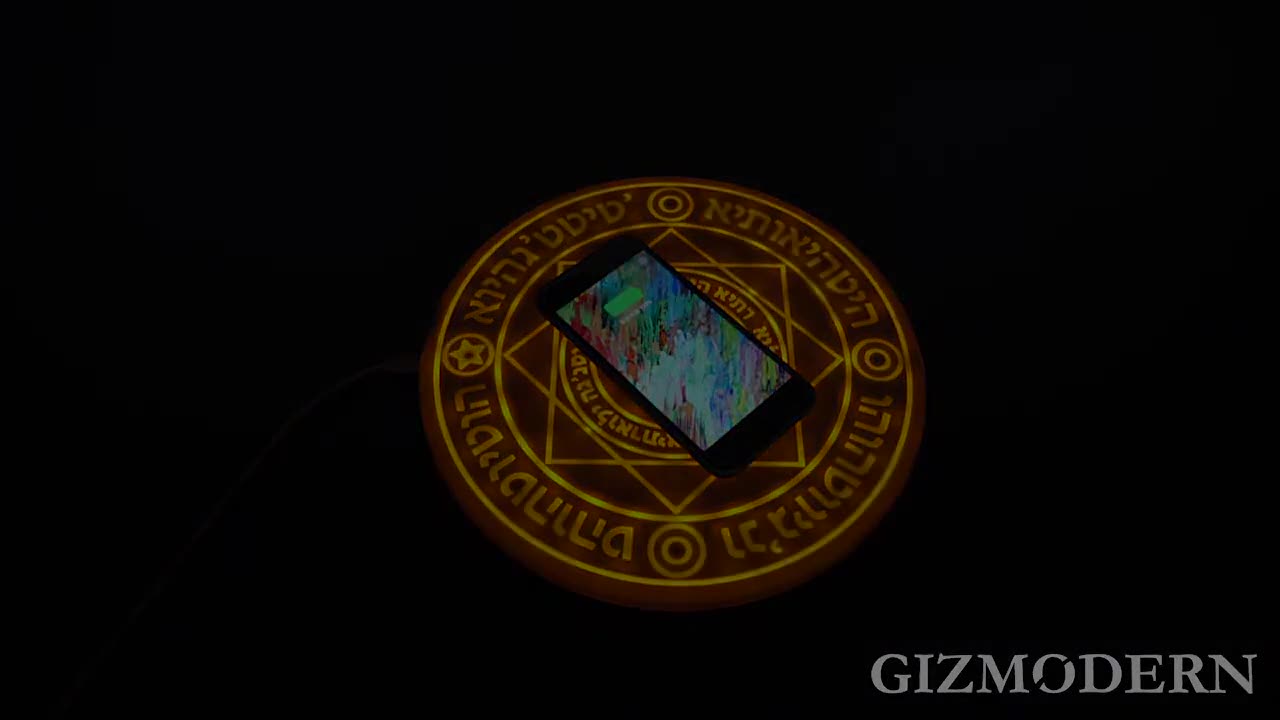 Magic Circle Wireless Charger with True Nature Revealed