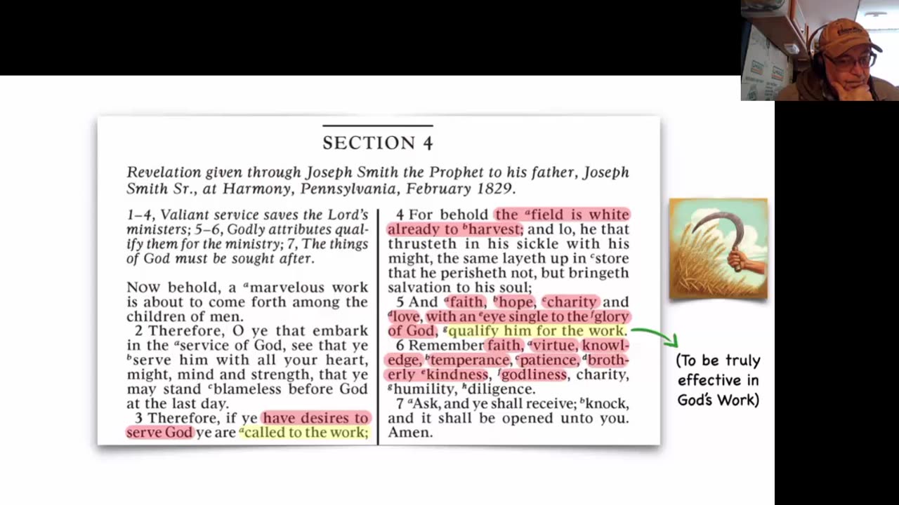 D and C 4 - To Joseph Smith Senior - Amazing Scriptures New and Old - 4-12-25