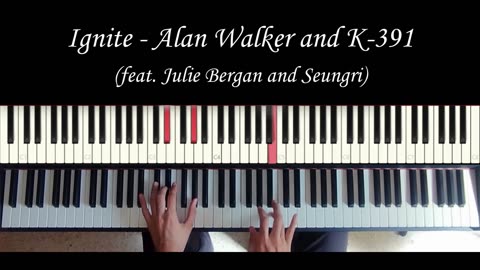 Ignite - Alan Walker & K-391 (feat. Julie Bergan & Seungri) | Piano Cover