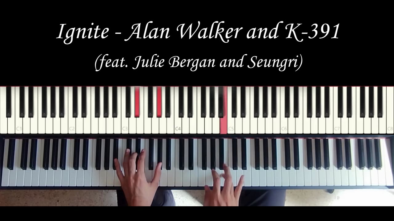Ignite - Alan Walker & K-391 (feat. Julie Bergan & Seungri) | Piano Cover