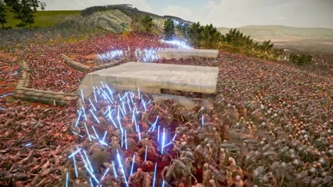 CLUSTER MISSILE SYSTEM vs 6,000,000 Aliens, Predators & Zombies