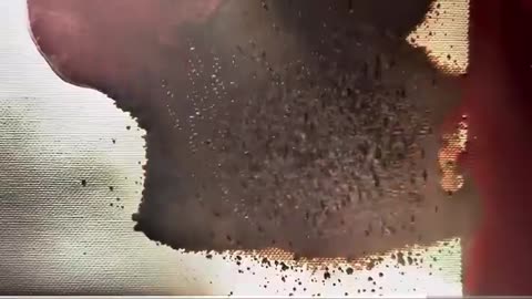 Painting with frequency…how does this video of the crazy colored coalescing paint clots