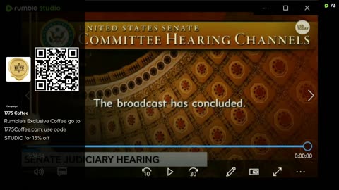 Senate Judiciary hearing on district judges and Trump