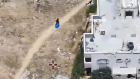 Two Palestinian children were targeted by an Israeli drone while collecting plastic