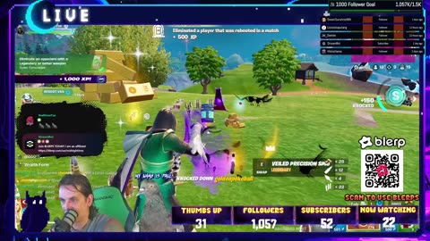 Gaming w/ PER·SE·VER·ANCE | Fortnite with the one and only LadyMidnight |