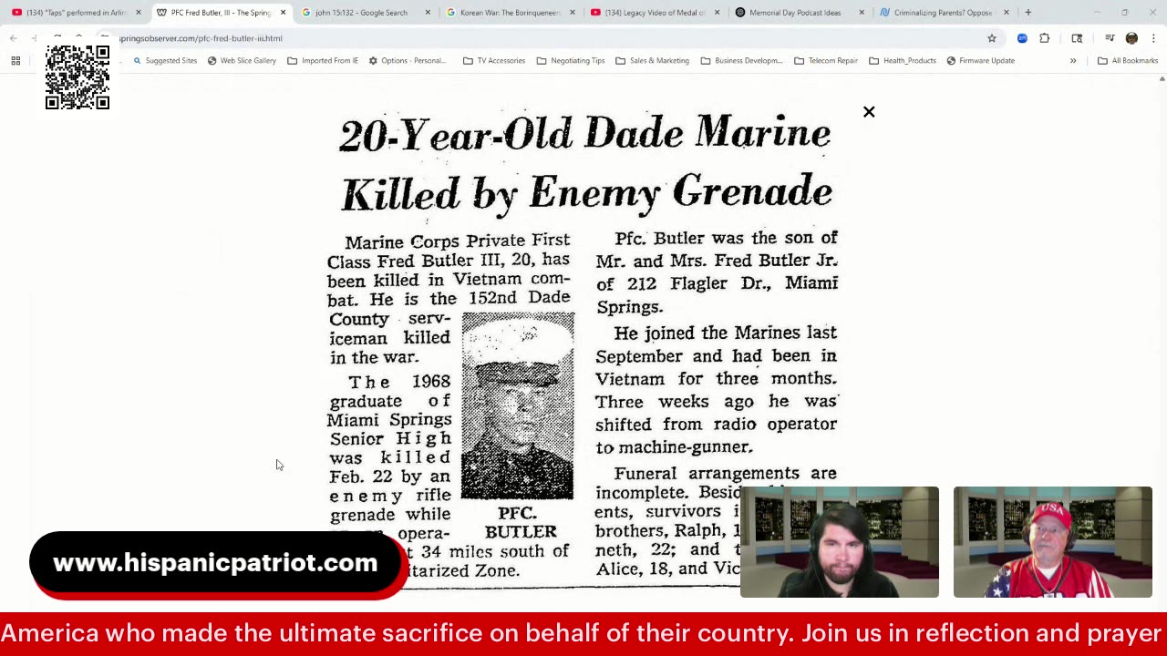 Memorial Day Special w/ Special Guest: Hope Scheppelman - The Hispanic Patriot Podcast