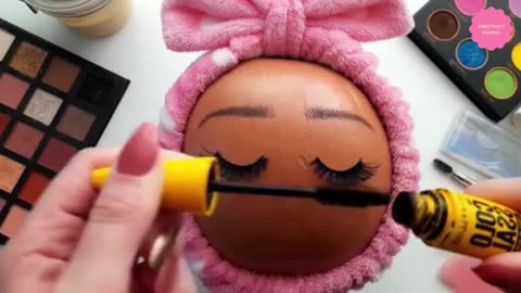ASMR: Transforming a Watermelon with Makeup