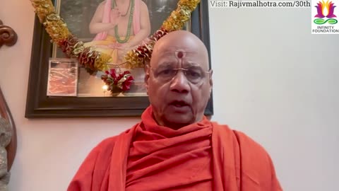 Swami Govind Dev Giriji Maharaj : Rajiv Malhotra has built and army of Dharmarakshaks