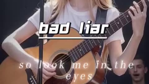 Bad Liar - Lyrics - AnnaHamilton #englishsongs #BadLiar #LyricsVideo #EmotionalCovers #AI_Music_Diva