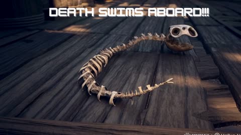 Death swims aboard!!!