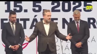 R.Fico a L.Blaha nakládají slovenským progresivcům (15.5.2025, Handlová)