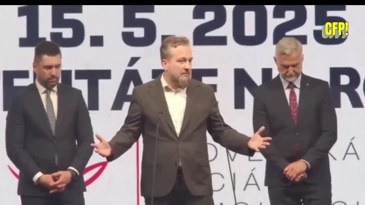 R.Fico a L.Blaha nakládají slovenským progresivcům (15.5.2025, Handlová)