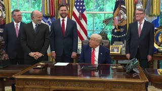 President Trump Makes a Trade Announcement, May 8, 2025