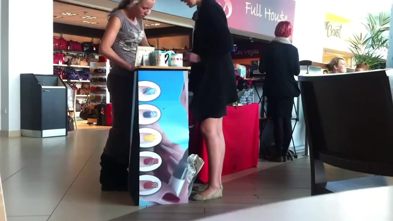 She didn't know the cricket was behind her